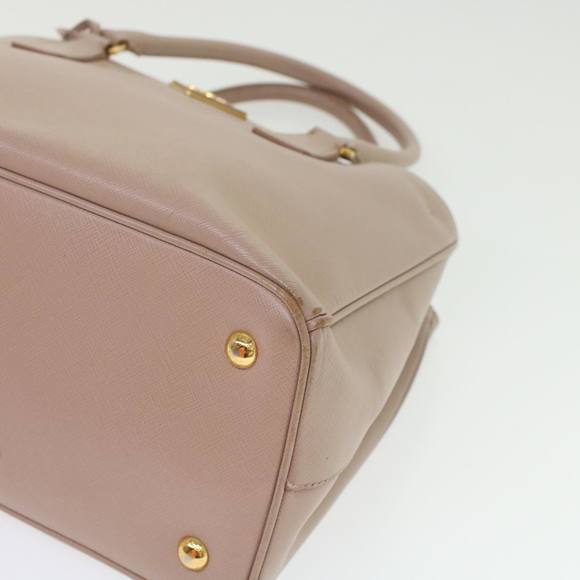 PRADA Hand Bag Safiano leather 2way Pink Auth 45924 - Picture 9 of 16